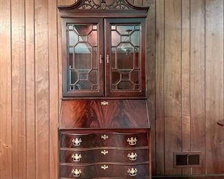 JASPER CABINET CO MAHOGANY SECRETARY DESK
