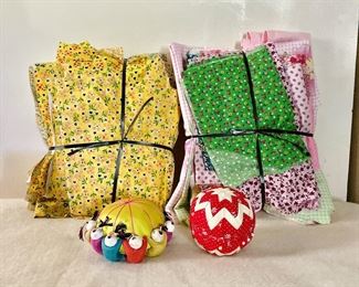 Vintage Quilt Fabric Squares