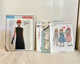 Vintage sewing patterns