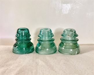 Blue Glass Insulators