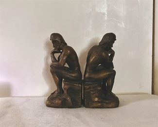 Thinking Man Bookends