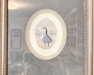 P Buckley Moss - Pat's Blue Goose