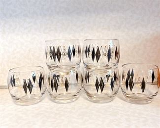 Federal Glass Atomic Roly Poly Glasses