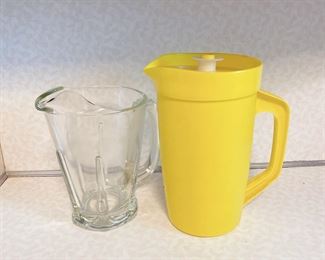 Tupperware Yellow Pitcher