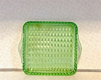 Hocking Uranium Green Glass