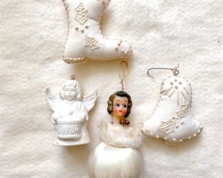 Celluloid Choir Girls Ornament