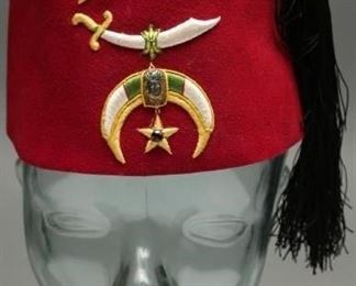 1950s Moroccan Fez Isis Masonic
