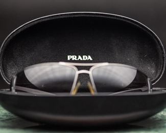 Prada Men's Aviator Sunglasses - SPR 55H
