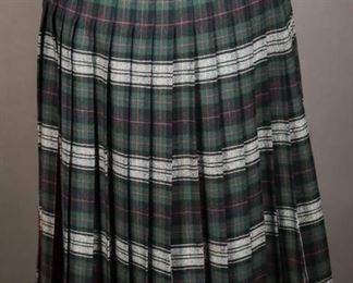 1950s Pendleton Turnabout Revesible Pleated Skirt

