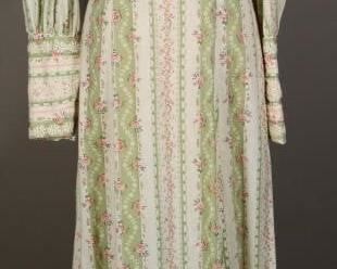 1970s Handmade Prairie Maxi Dress
