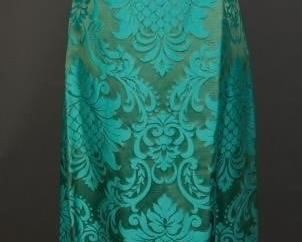 1970s Handmade Low Back Maxi Dress
