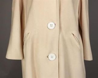 Herbert Bass Gold Label Cashmere Cream Coat
