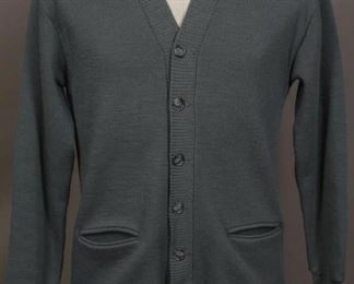 Sportland 100% Virgin Wool Vintage Cardigan
