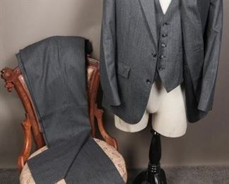 Mark I by Mansfield Pinstripe 3-Piece Suit
