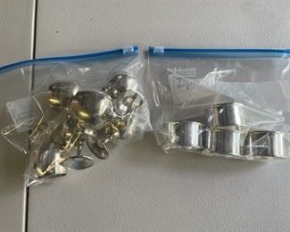 Mini goblets and napkin holders.