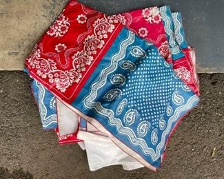 Vintage tableclothes.