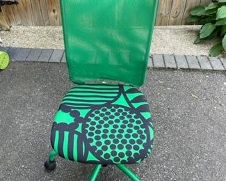 IKEA style swivel chair.