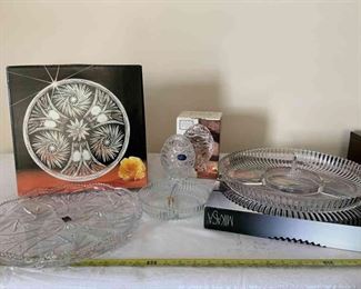 Crystal PlatterMikasa Relish Dish