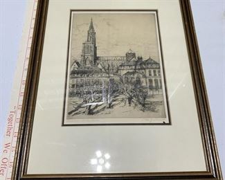 French Lithograph
