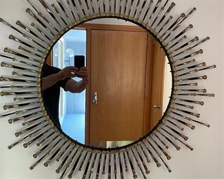 36" Round Iron Sunburst