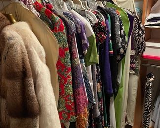 Tons of Women's Designer Clothing by St. John, Flora, Kung, Nippon, DKNY, Christian Dior, Adolfo, Eileen Fisher and much, much more