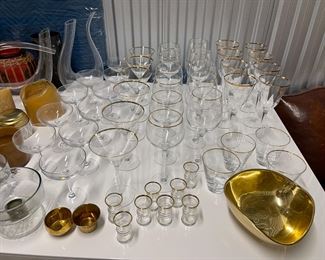 Beautiful stemware $2 to $5 each