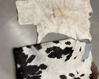 Cowhide rug $75 (White one is gone.)