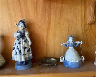 Dutch Girl Bell/Figurine, Dutch Girl Figurine - Made in Japan