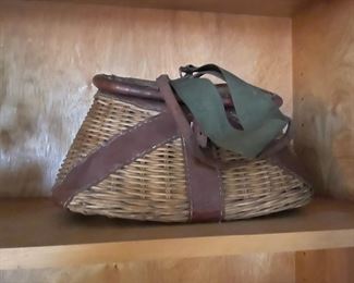 Woven Wicker Fishing Reel