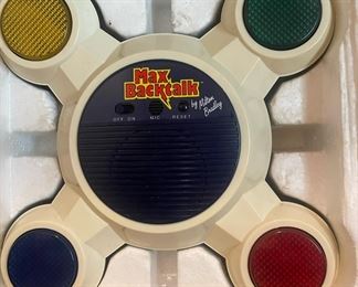 1986 Max Backtalk Memory Game