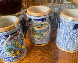 Assortment of Beer Steins