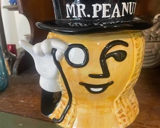 Mr. Peanut - Planters Nabisco Ceramic Cookie Jar