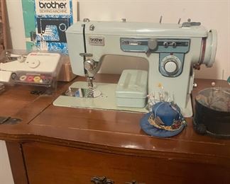 Brother Charger 651 Heavy Duty Sewing Machine and Table