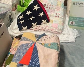 Assortment of Fabric and Yarn