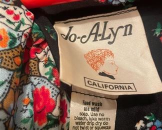 Jo-A-Lyn 1970's Boho Floral Dress