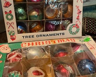Vintage Glass Christmas Ornaments