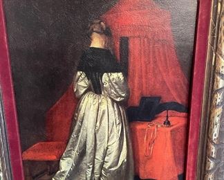 A Lady in her Chamber Painting