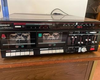 Magnavox Hi-Speed Dubbing Integrated Compact Stereo System