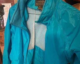Eddie Bauer Turquoise Wind Breaker Jacket
