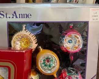 Vintage Glass Christmas Ornaments