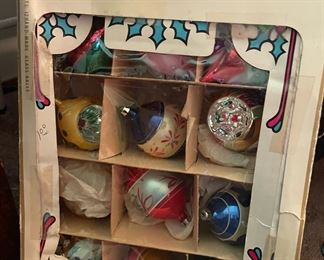 Vintage Glass Christmas Ornaments