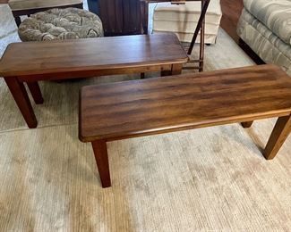 Two wood benches $40 each