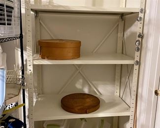 Two Large Metal Shelves $50 Each