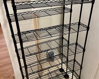 More Metal shelving $20 each