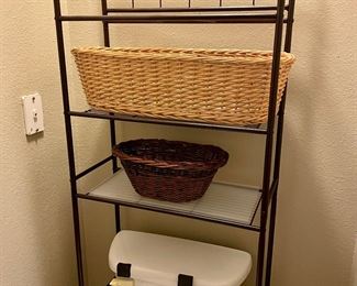 Metal Shelving for Bathroom $40