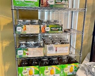 Lots of canning supplies