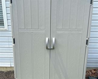 Craftsman Outdoor Garden Shed and Window Boxes