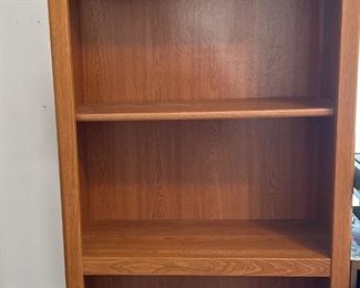 Solid Wood Shaker Style Bookshelf 2 of 2 29in Wide, 12in Deep, 6ft Tall