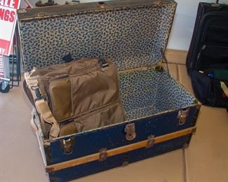 Antique luggage chest