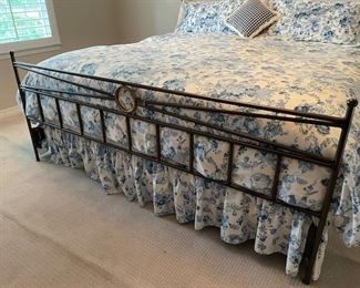 Blue & White King Size Bedding Set $50